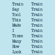 Train Train Say Train